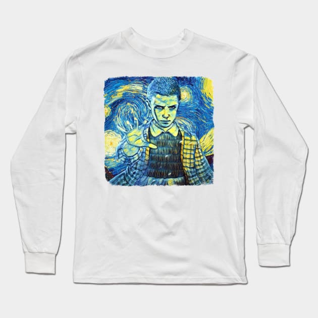 Eleven  Stranger Things Long Sleeve T-Shirt by todos